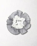 goody Ruffle Layer 灰色花邊髮圈