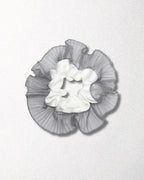goody Ruffle Layer 灰色花邊髮圈