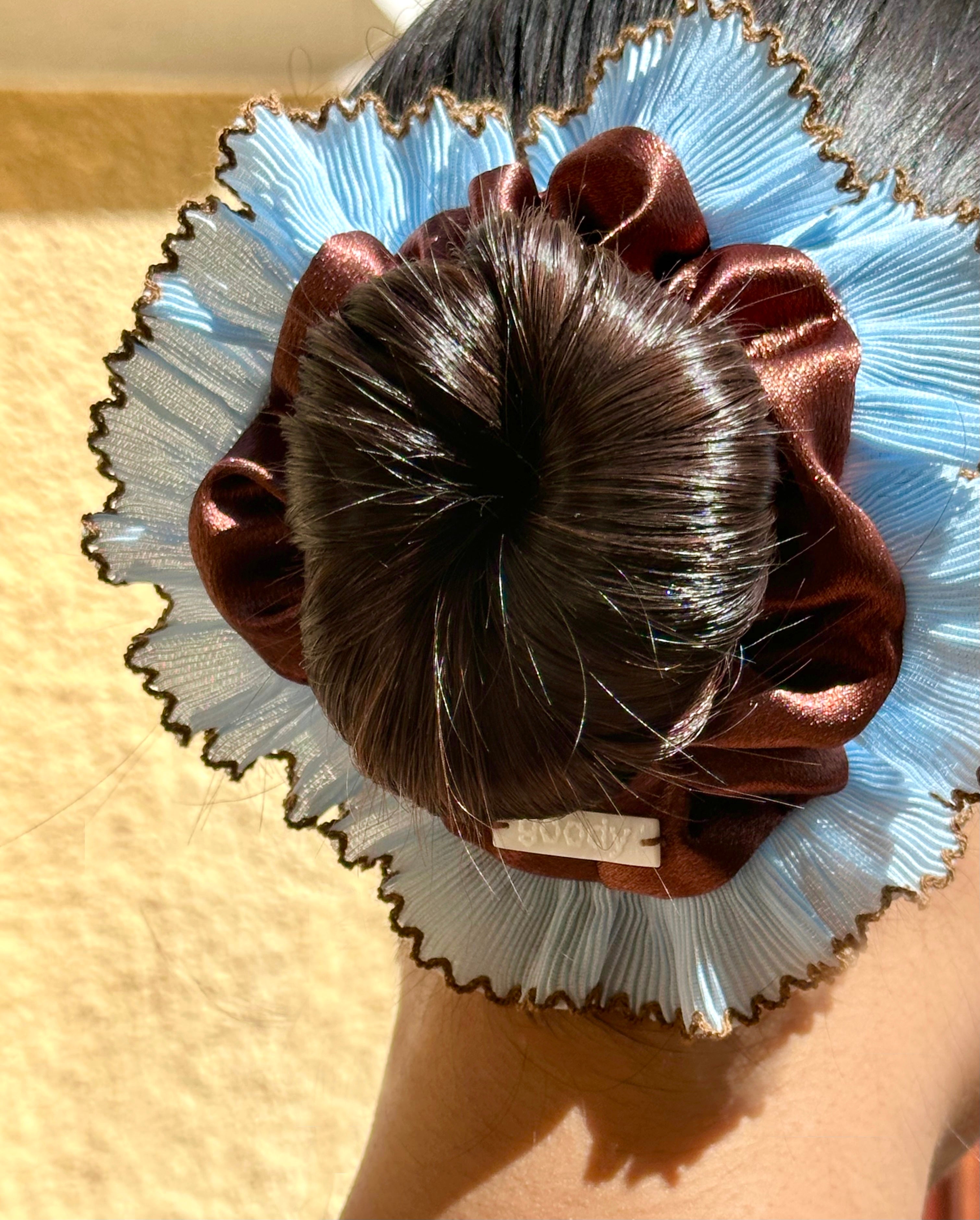 goody Ruffle Layer 草莓牛奶花邊髮圈