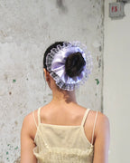 goody ラッフルレイヤー 藤ヘアゴム