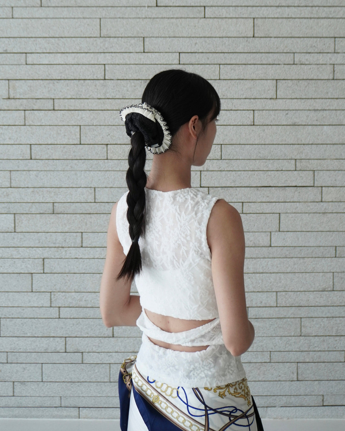 Lace Cross Tank Top