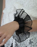 goody Ruffle Layer Black Scrunchie