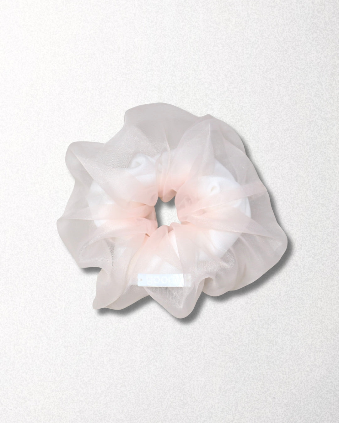 goody Sheer Petal 淺粉輕紗髮圈