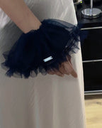 goody Ruffle Layer Dark Blue Ruffle Scrunchie