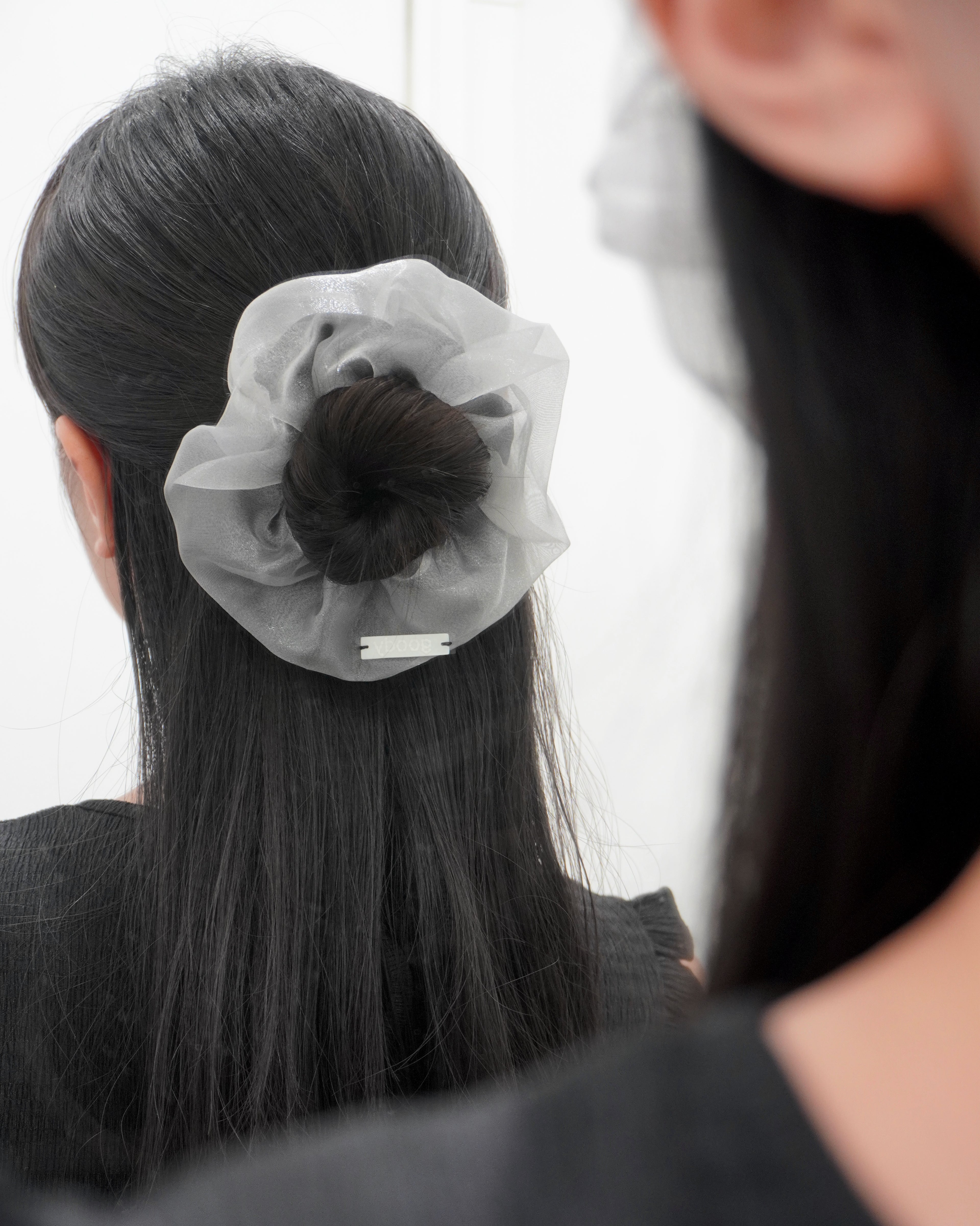 goody Sheer Petal 冰藍輕紗髮圈