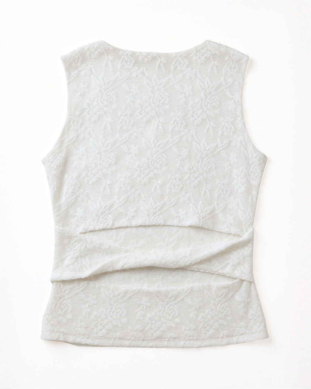 Lace Cross Tank Top