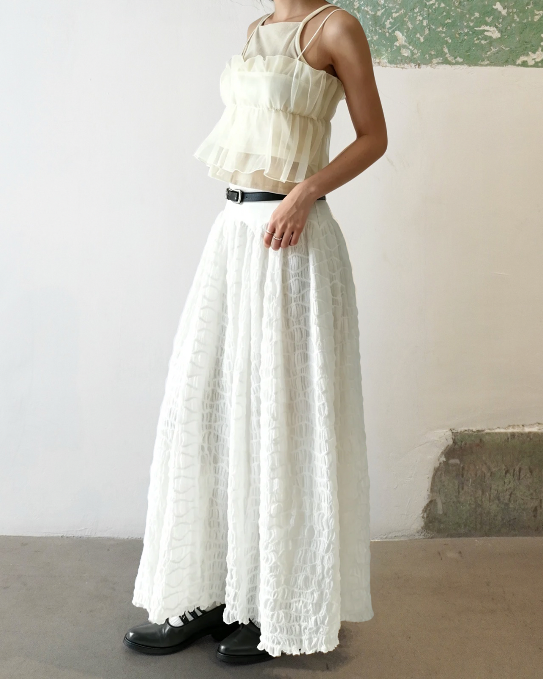 Misty Layers Maxi Skirt