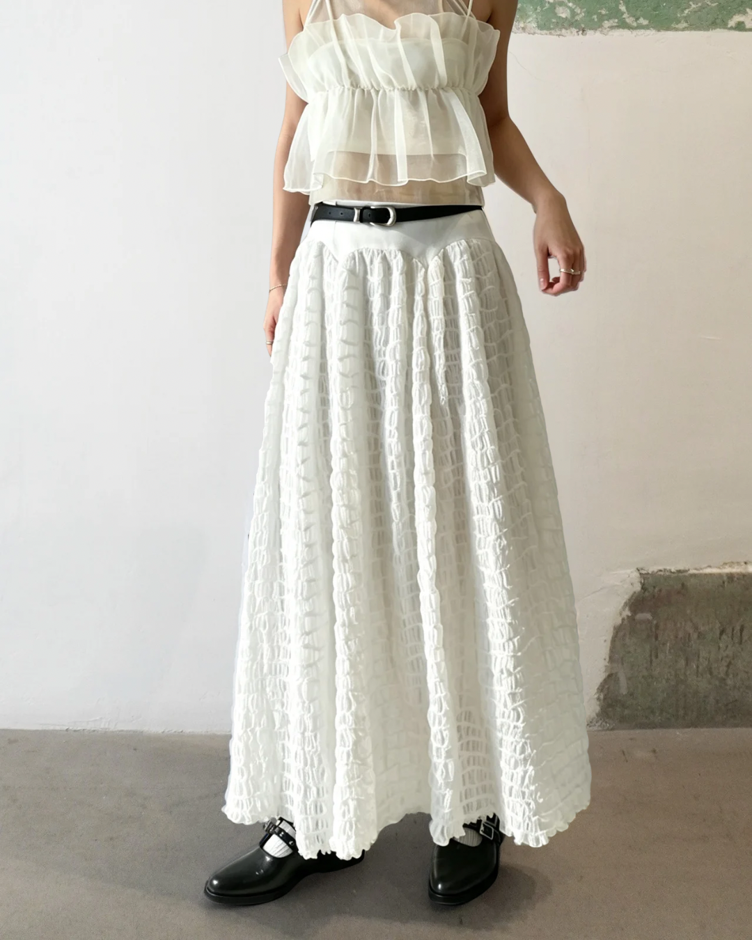 Misty Layers Maxi Skirt